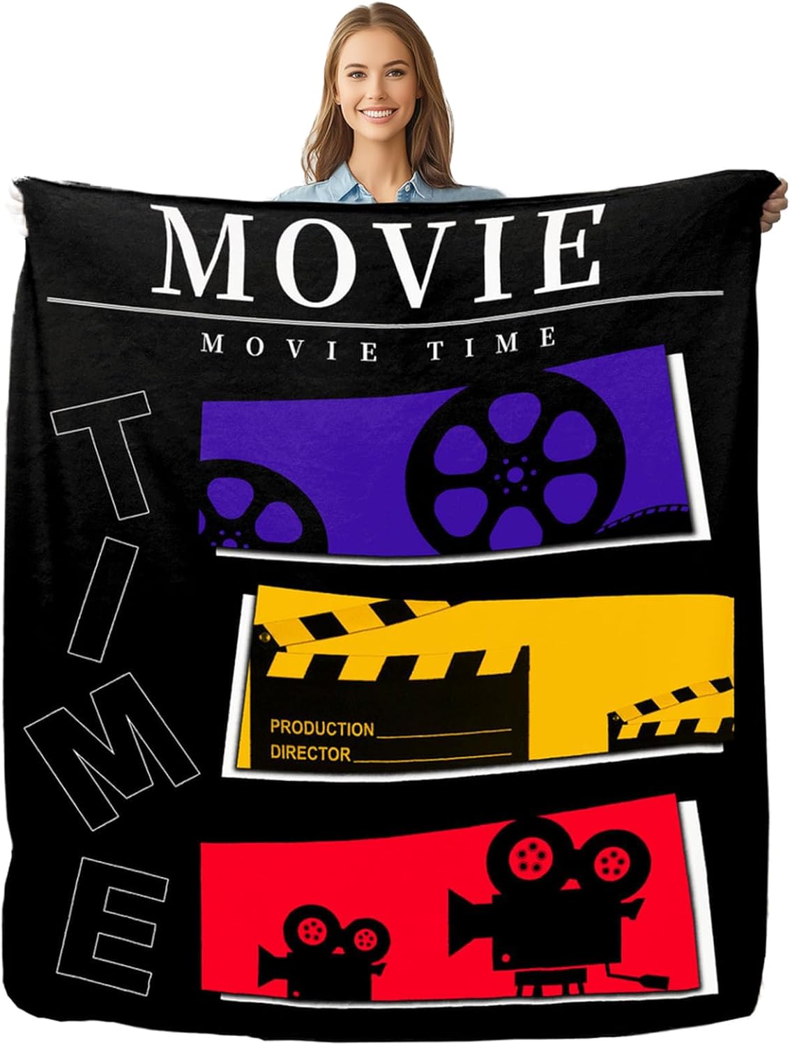Home Cinema Kids - بطانية رمي الفيلم لمحبي الأفلام والأطفال