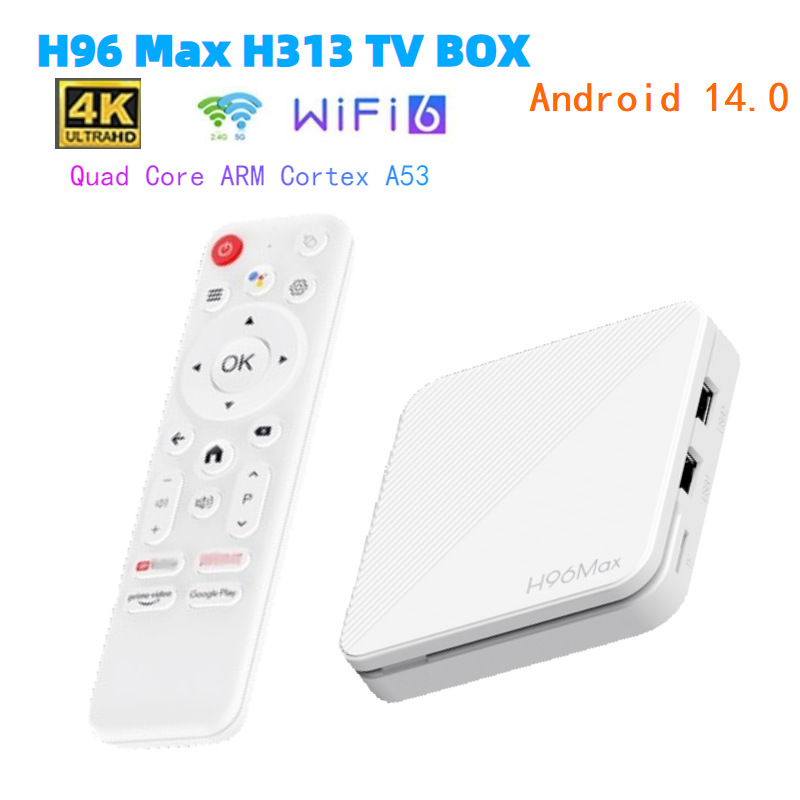 Home Cinema Google - H96 MAX Allwinner H313 رباعي النواة