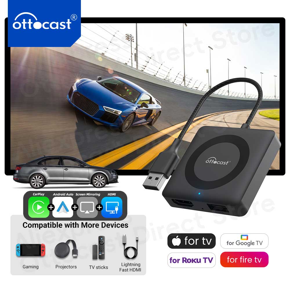 Smart Tv Stick - محول Ottocast Car TV Mate Pro