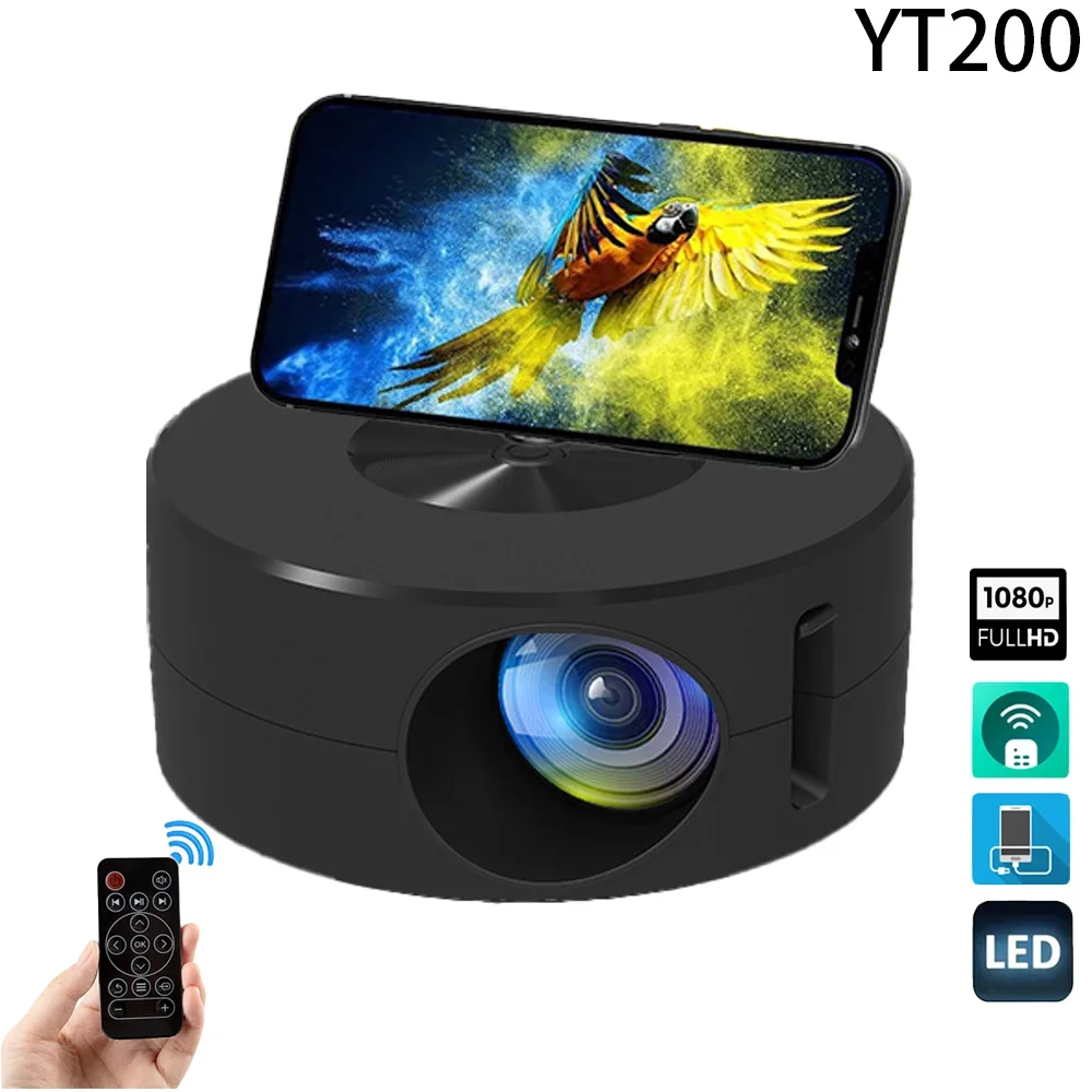 Home Cinema Kids - YT200 LED الفيديو المحمول جهاز عرض