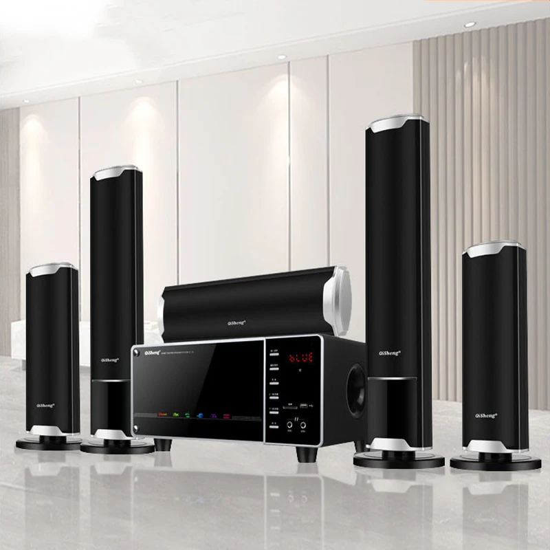 Home Cinema With Wireless Rear Speakers - 1000 واط عالية الطاقة caixa de