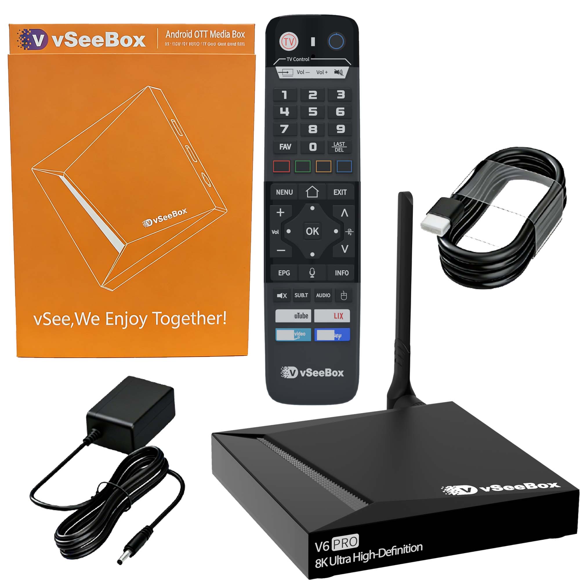 Home Cinema Google - VSeeBox V6 Pro 2026 الأحدث، ذاكرة