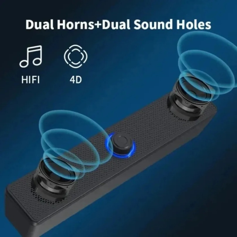 Home Cinema With Wireless Rear Speakers - مكبر صوت لاسلكي بتقنية البلوتوث وسلكي