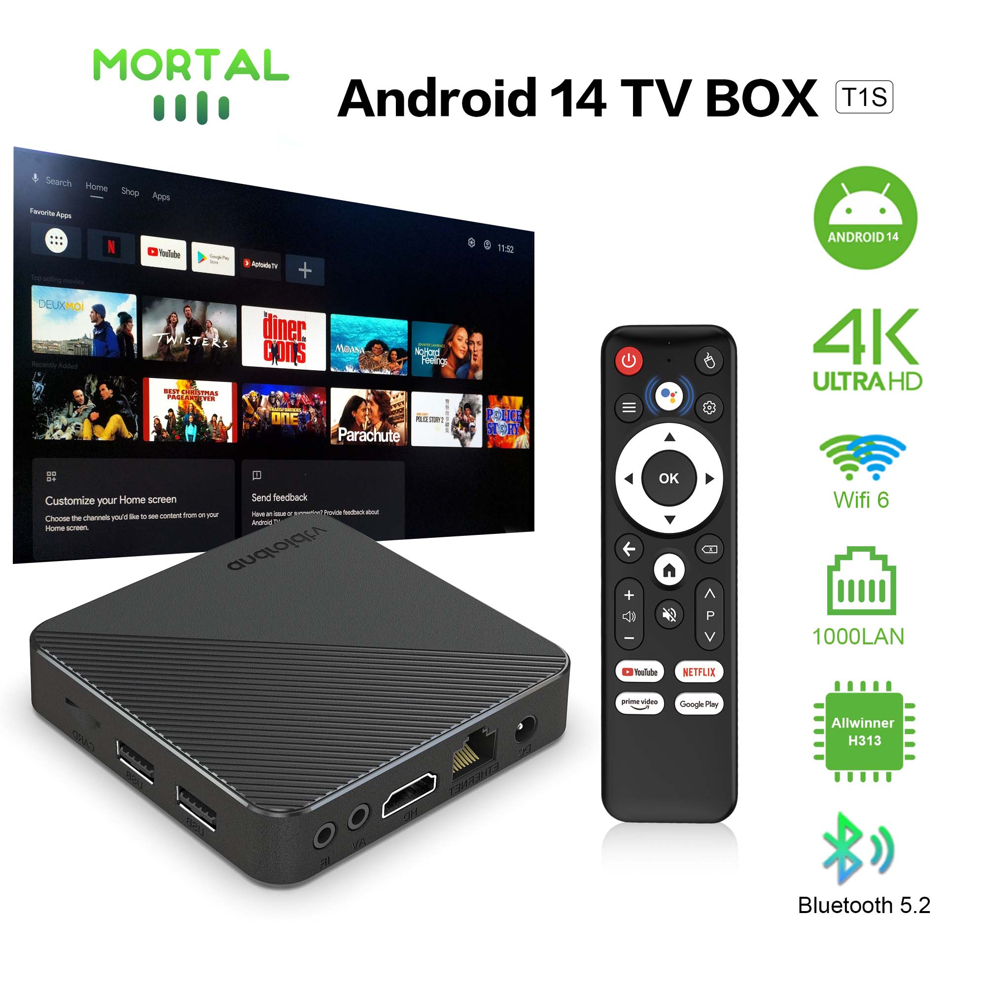Home Cinema Google - صندوق تلفاز ذكي يعمل بنظام Android