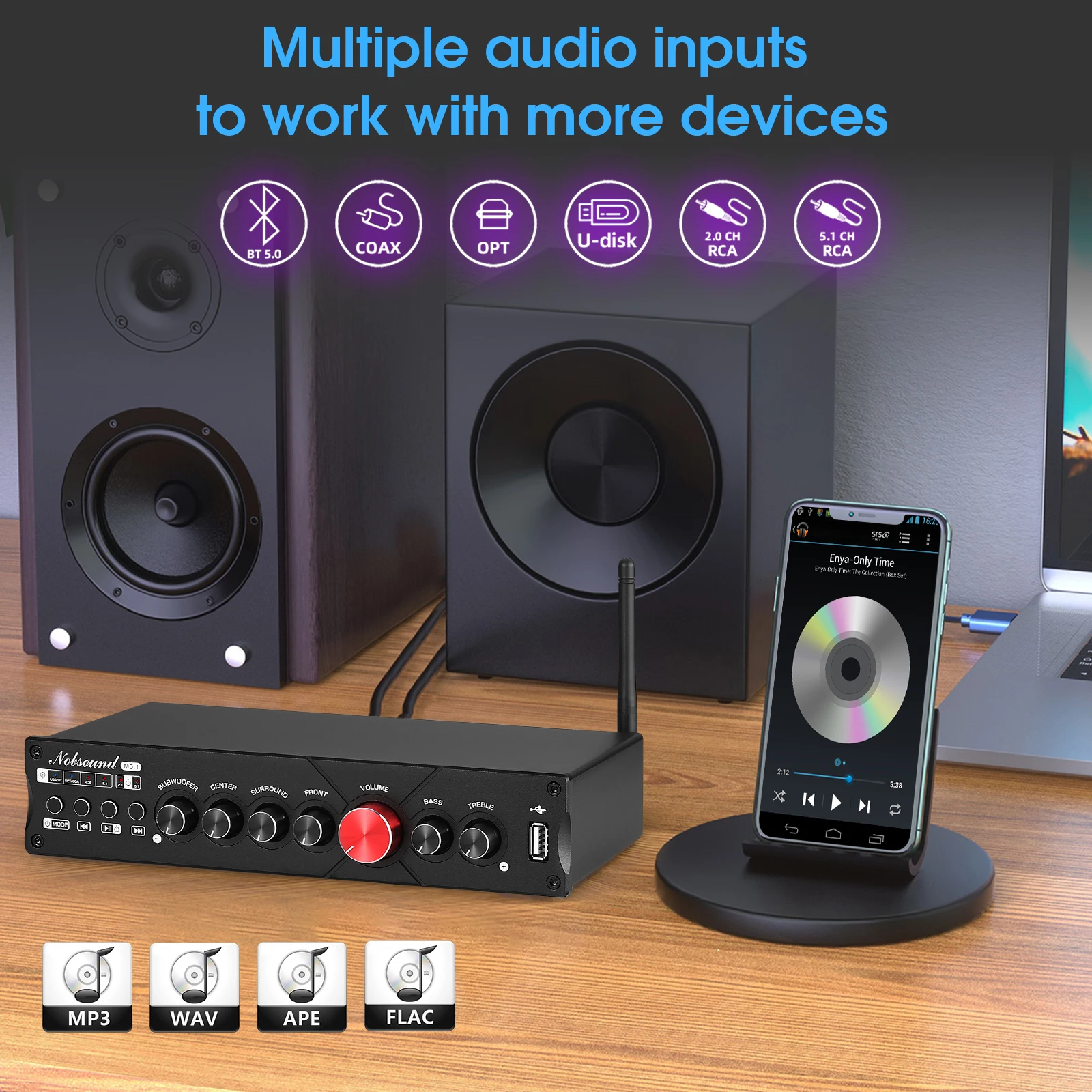 Nobsound M5.1 جهاز استقبال بلو - مراجعة Home Cinema Samsung 5.1 وسعره