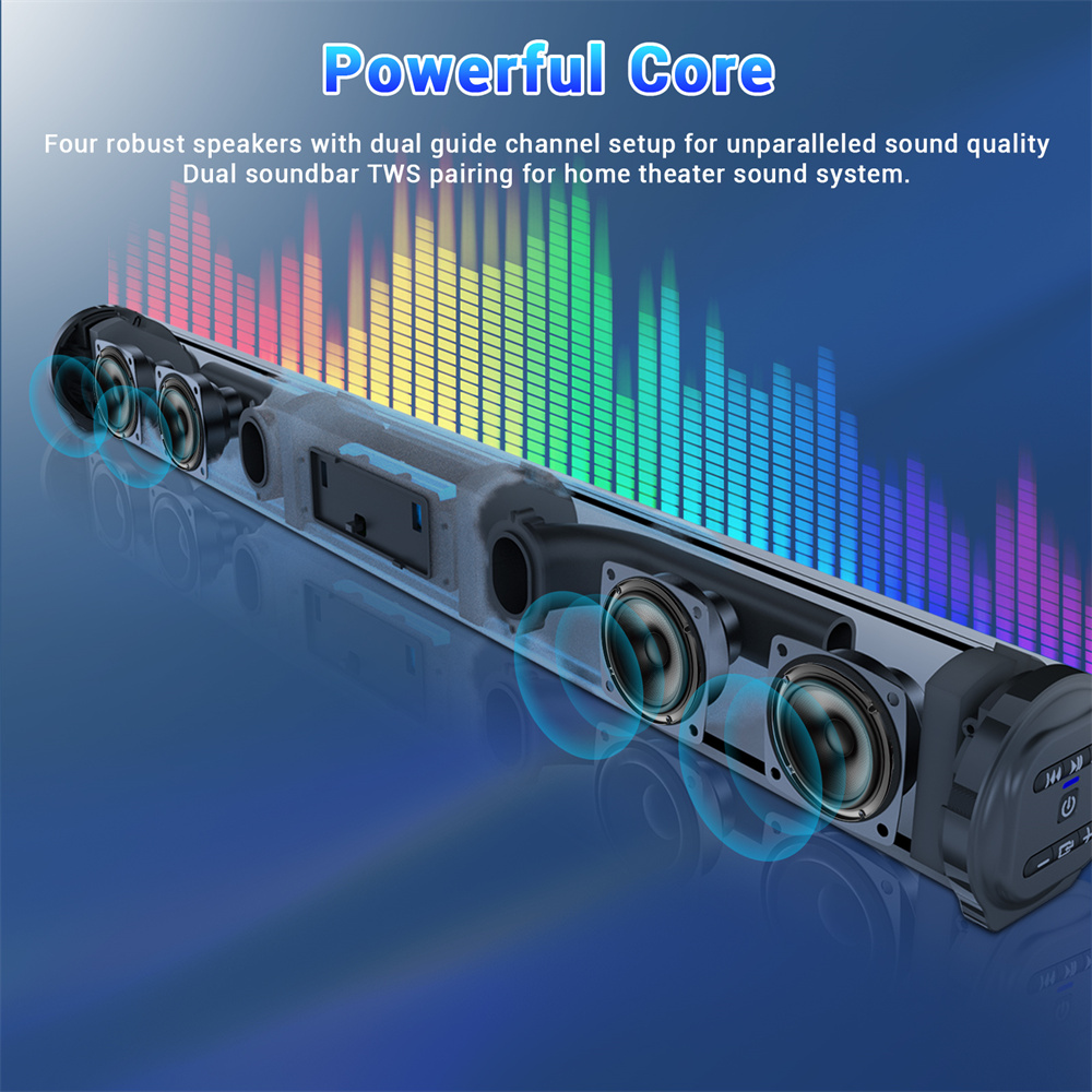 مكبر صوت للتلفزيون، نظام صوت ب - مراجعة Home Cinema With Wireless Rear Speakers وسعره