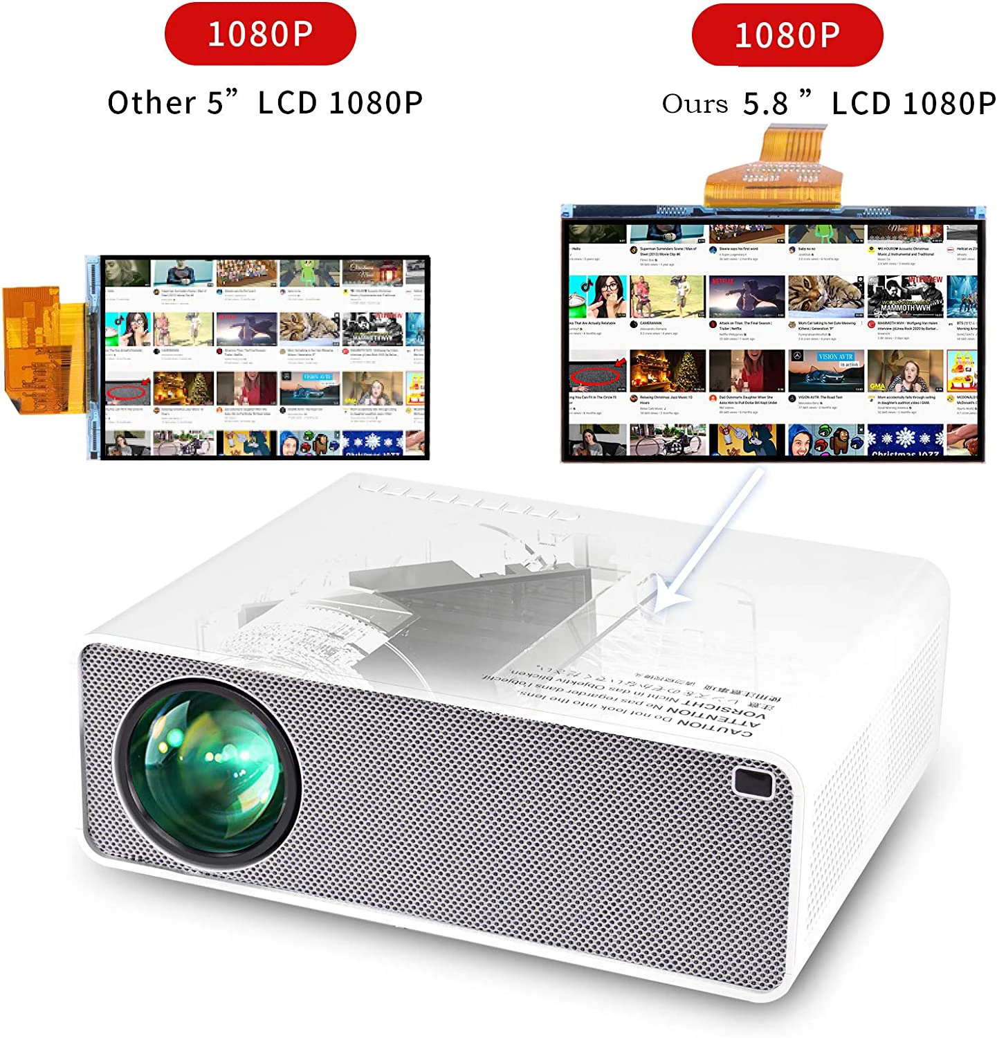 جهاز عرض بتصميم جديد بدقة 1080 - مراجعة Home Cinema Kids وسعره