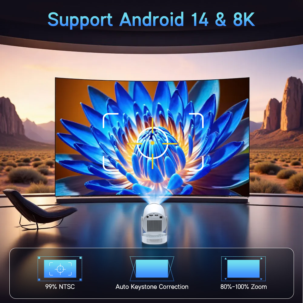 ماجكيوبيك أندرويد 14 جهاز عرض  - مراجعة Home Cinema Night وسعره