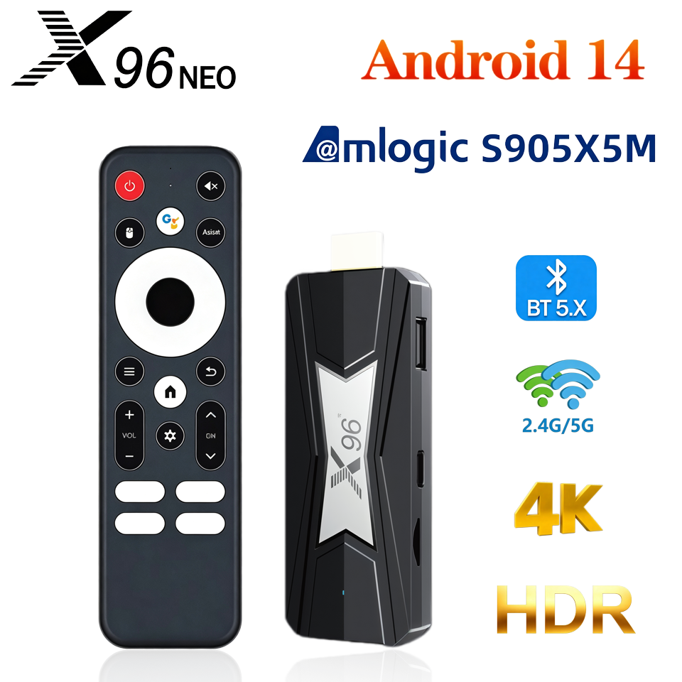 جهاز X96 NEO TV Stick مع معالج - مراجعة Home Cinema Google وسعره