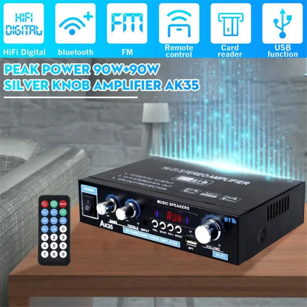 HiFi الرقمية AK35 بلوتوث مكبرا - مراجعة Home Cinema Receiver وسعره