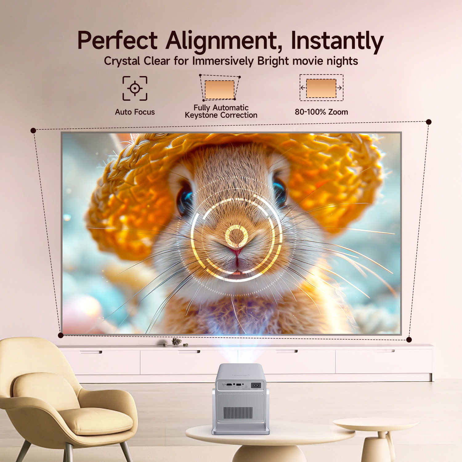 جهاز عرض Magcubic 8K HD 1080P  - مراجعة Home Cinema Rack وسعره