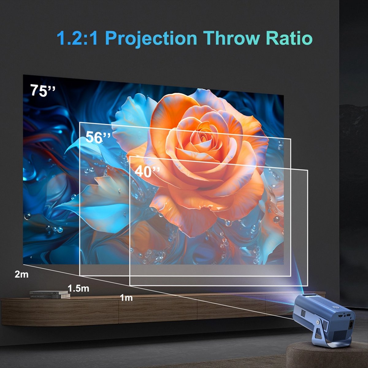 جهاز عرض محمول مع جهاز عرض WiF - مراجعة Home Cinema Uk وسعره