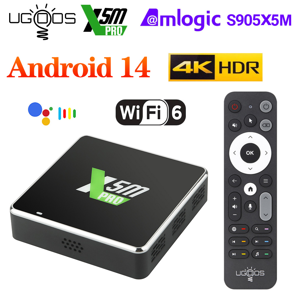 UGOOS X5M Pro Amlogic S905X5M  - مراجعة Home Cinema Google وسعره