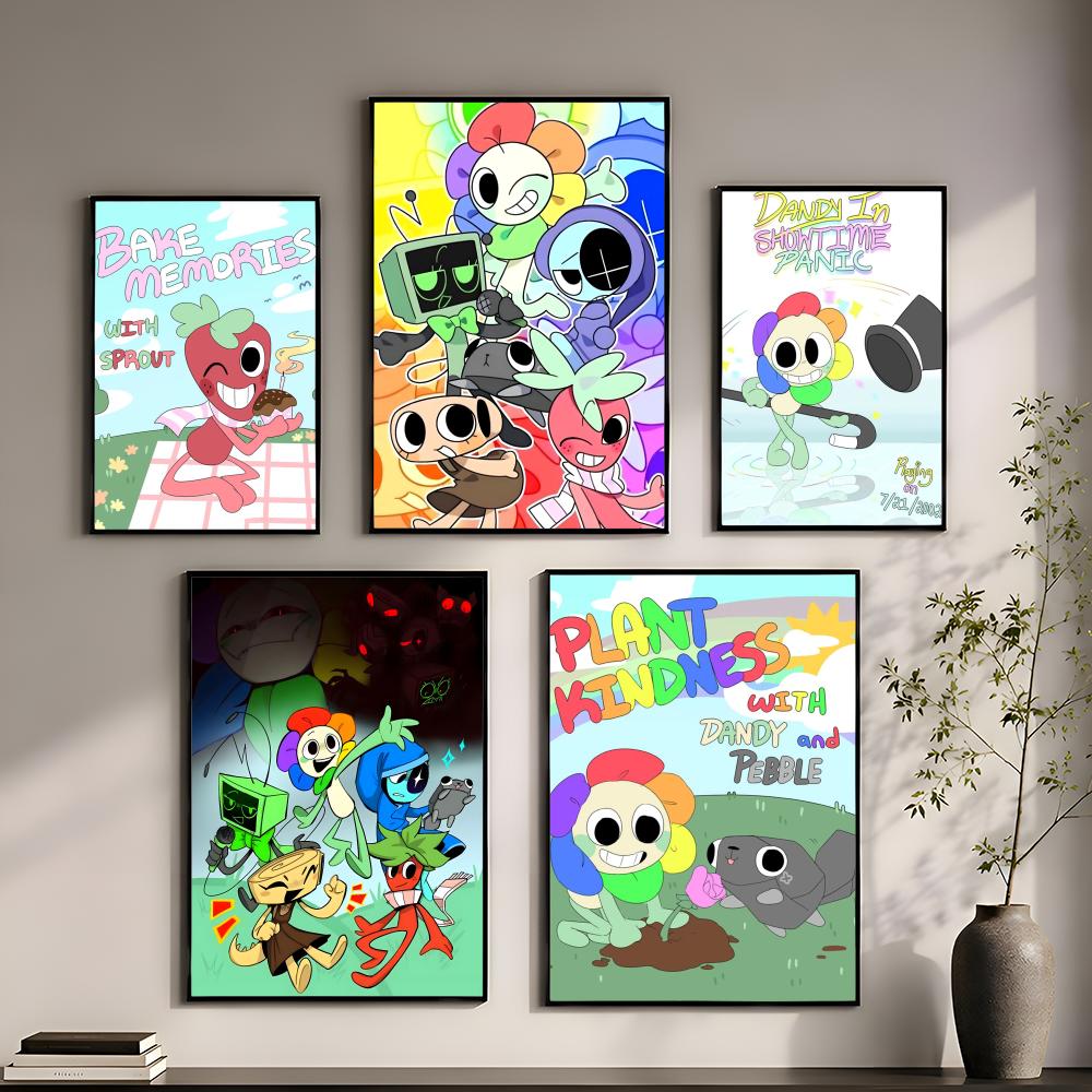 ملصق لعبة D-Dandys World مثالي - مراجعة Home Cinema Wallpaper وسعره