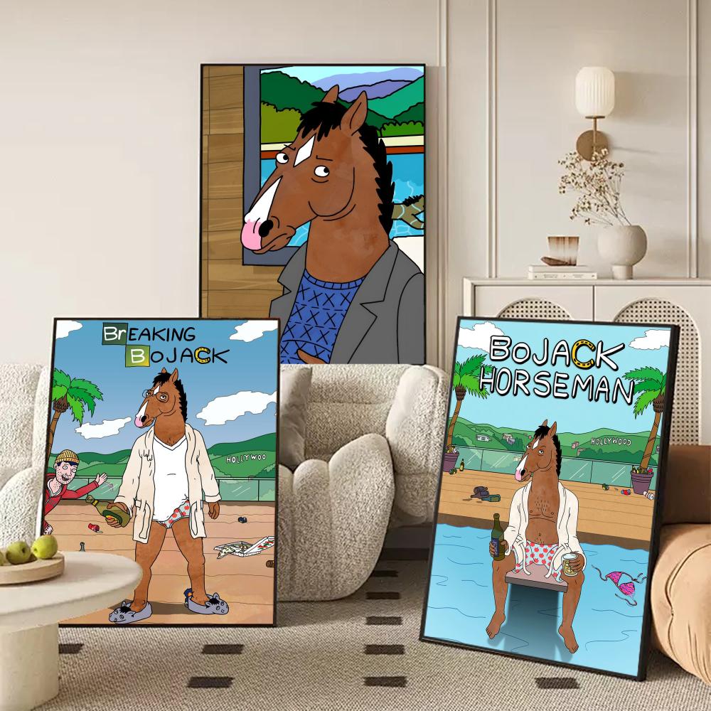 ملصق BoJack Horseman ملصق مساح - مراجعة Home Cinema Wallpaper وسعره