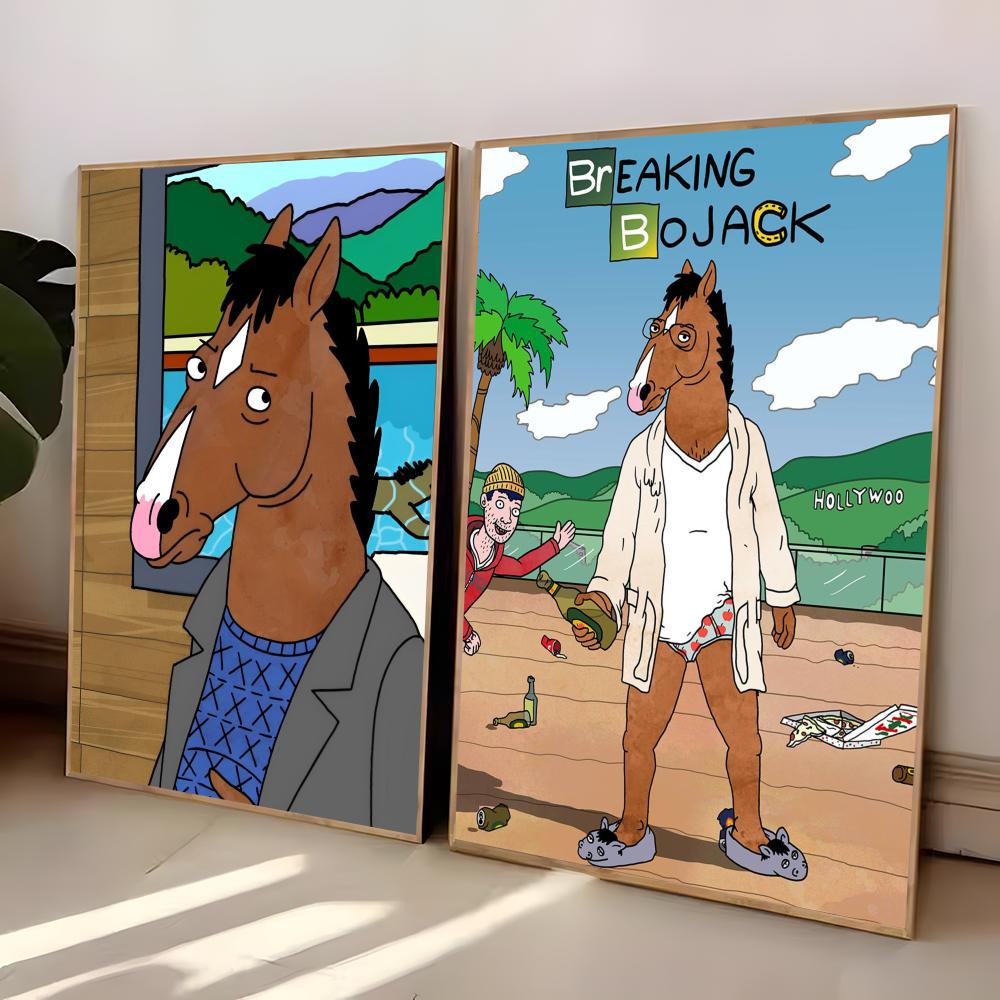 ملصق BoJack Horseman ملصق مساح - مراجعة Home Cinema Wallpaper وسعره