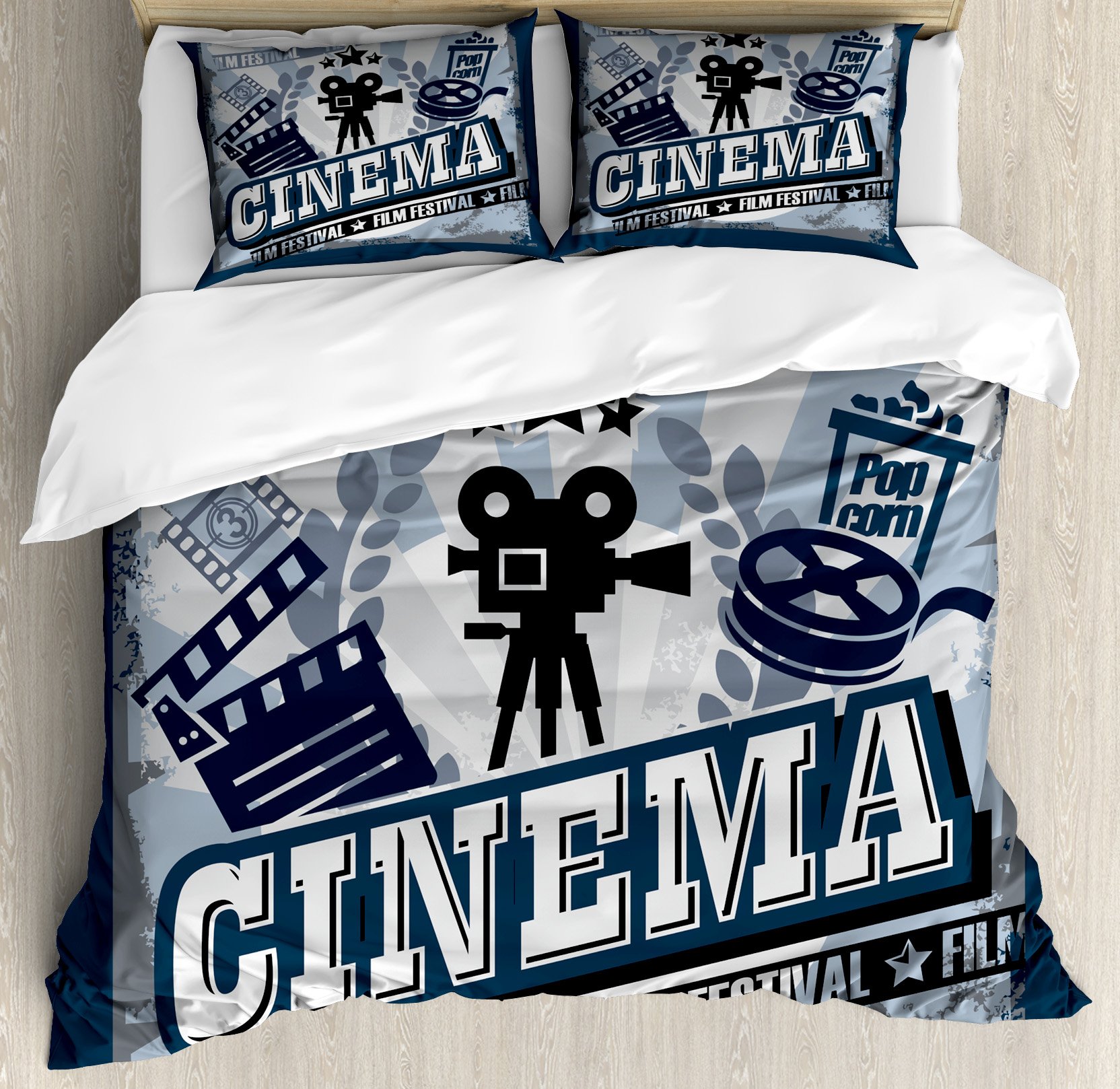 غطاء لحاف بتصميم تذكرة سينما ع - مراجعة Home Cinema Kids وسعره