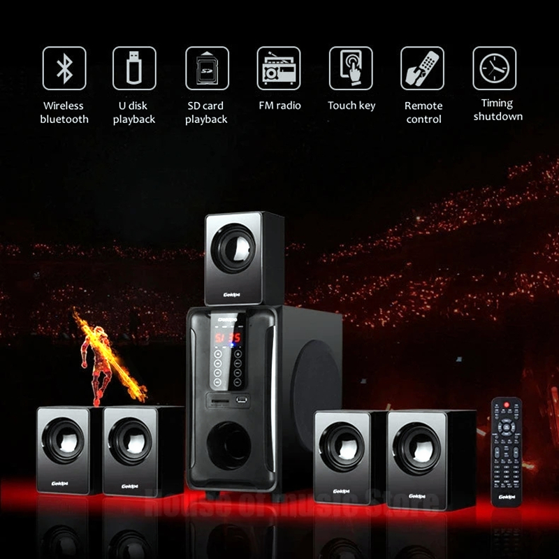 صندوق صوت متعدد الوسائط قائم ع - مراجعة Home Cinema With Wireless Rear Speakers وسعره