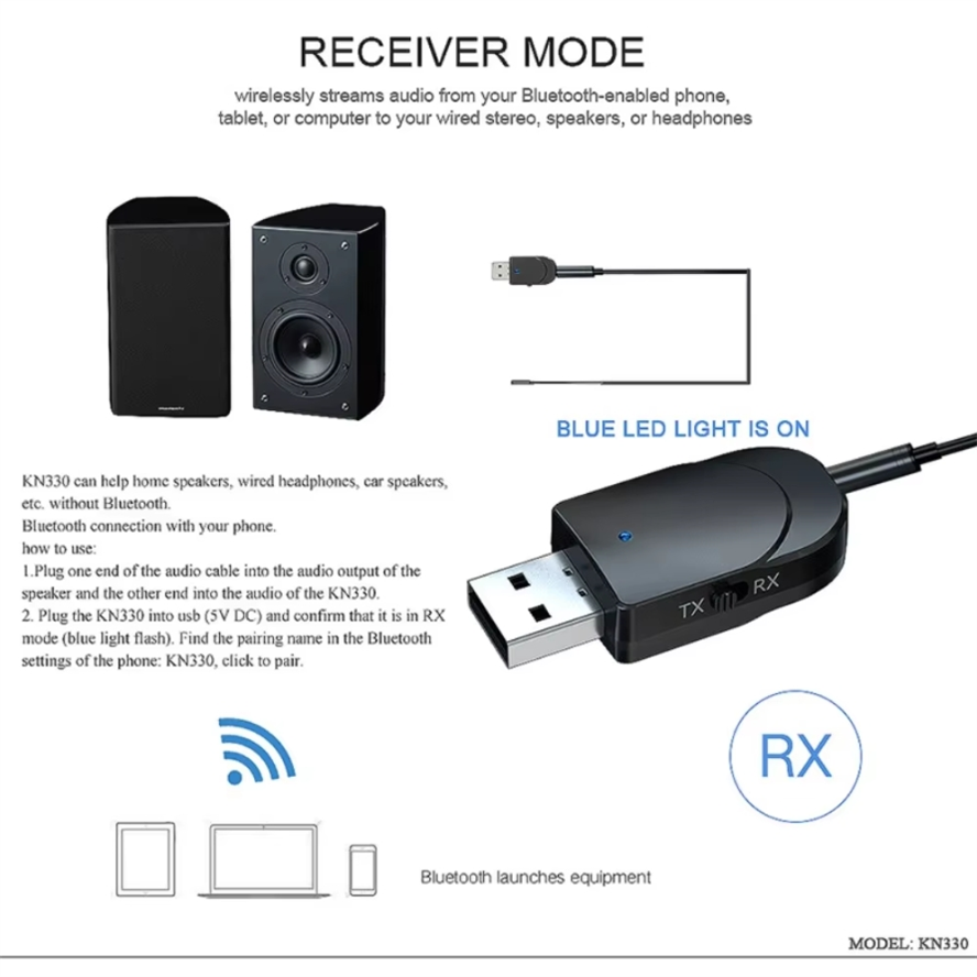 KN330 3 في 1 بلوتوث 5.0 جهاز ر - مراجعة Home Cinema Receiver وسعره