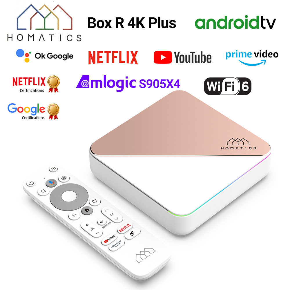 HOMATICS Box R 4K Plus TV Box  - مراجعة Home Cinema Google وسعره