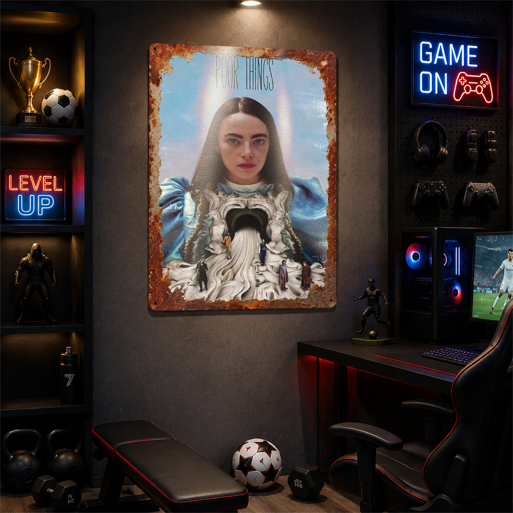 لافتة معدنية ريترو مخصصة بتصمي - مراجعة Home Cinema Films وسعره