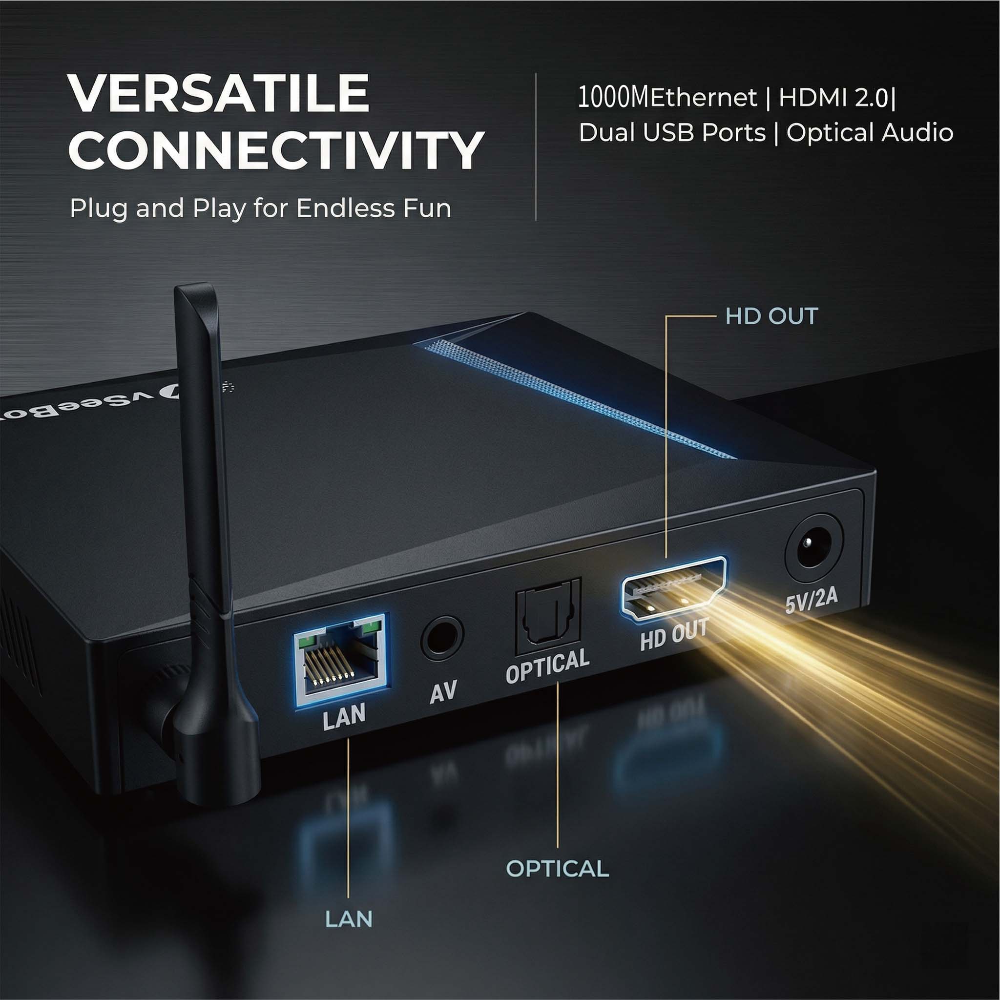 VSeeBox V6 Pro 2026 الأحدث، ذا - مراجعة Home Cinema Google وسعره