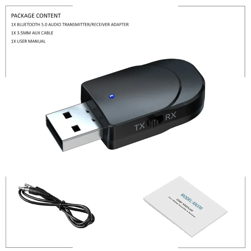 KN330 3in1 USB EDR بلوتوث 5.0  - مراجعة Home Cinema Receiver وسعره