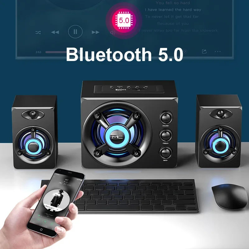 HIFI مكبرات صوت ستيريو ثلاثية  - مراجعة Home Cinema With Wireless Rear Speakers وسعره