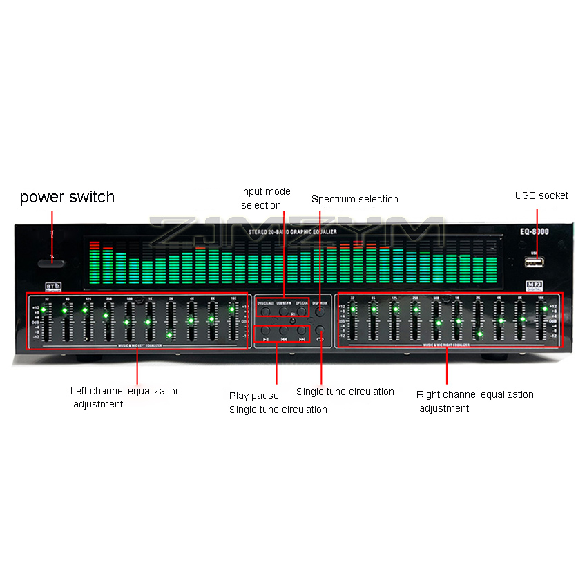 EQ8000 معادل صوت بلوتوث 5.3 مع - مراجعة Home Cinema Receiver وسعره